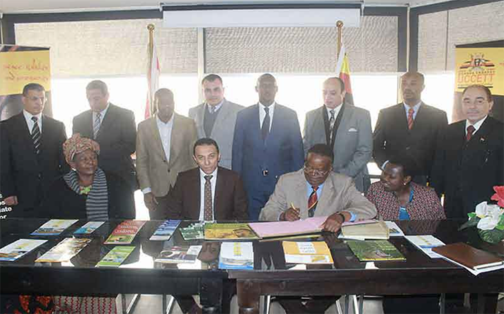 Ugandan Minister of Tourism and Ambassador El Zaghat announce the opening of the Ugandan Cultural Center in Cairo